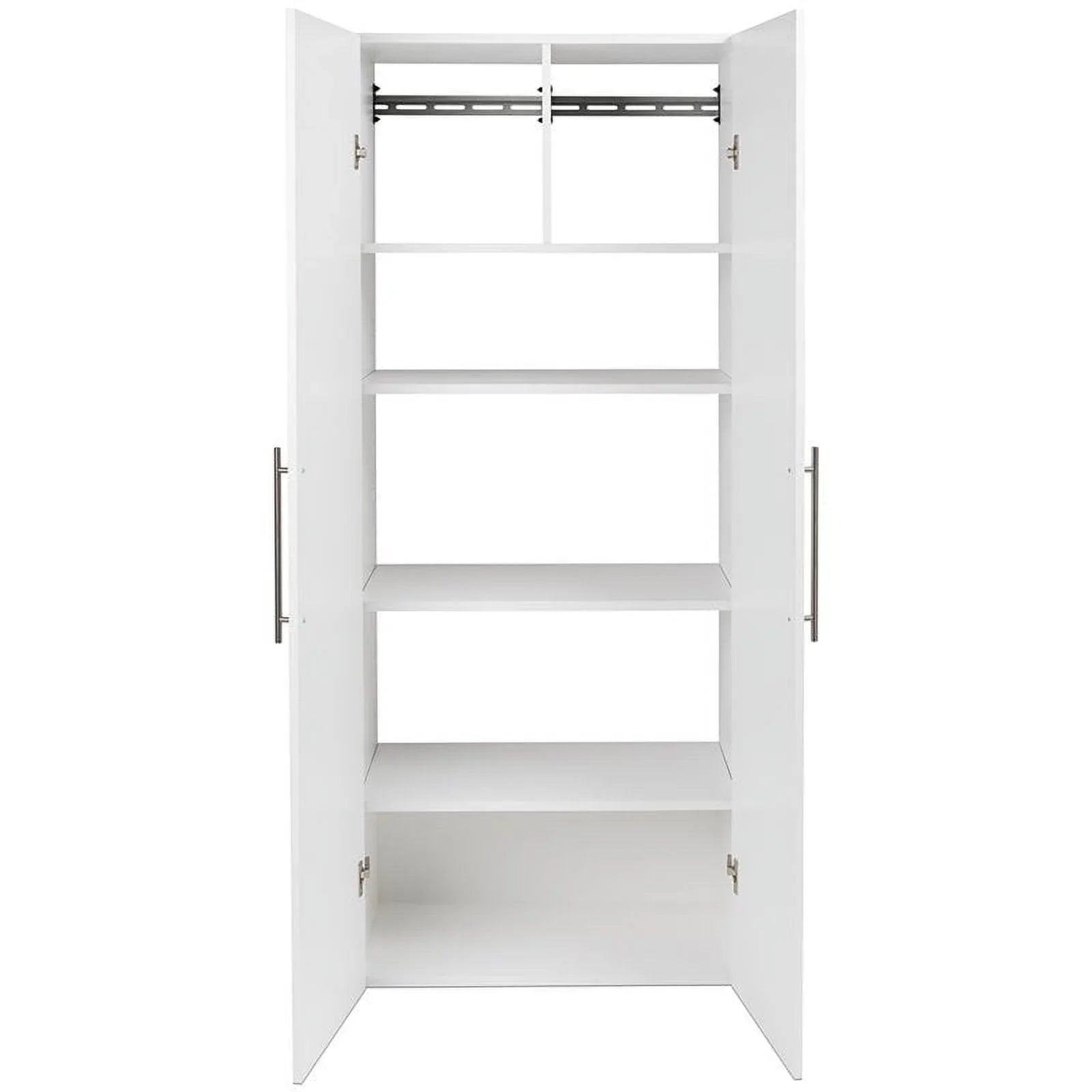 Wall Cabinet Large Garage Mounted 90" Set in Pemberly White Piece Row 3