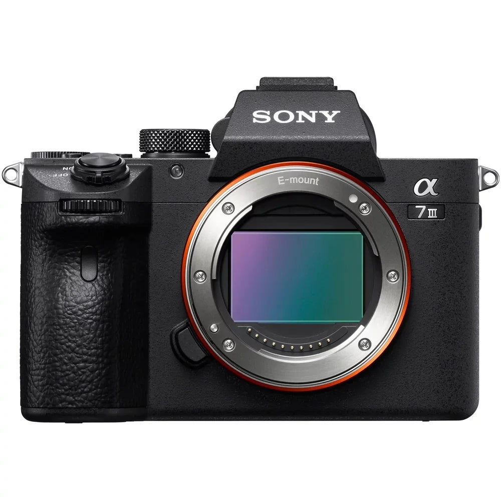 Memory a7III Accessory Bundle 24.2MP Frame Sony Body a7III Camera & Lens Full Interchangeable Mirrorless Flash 64GB +