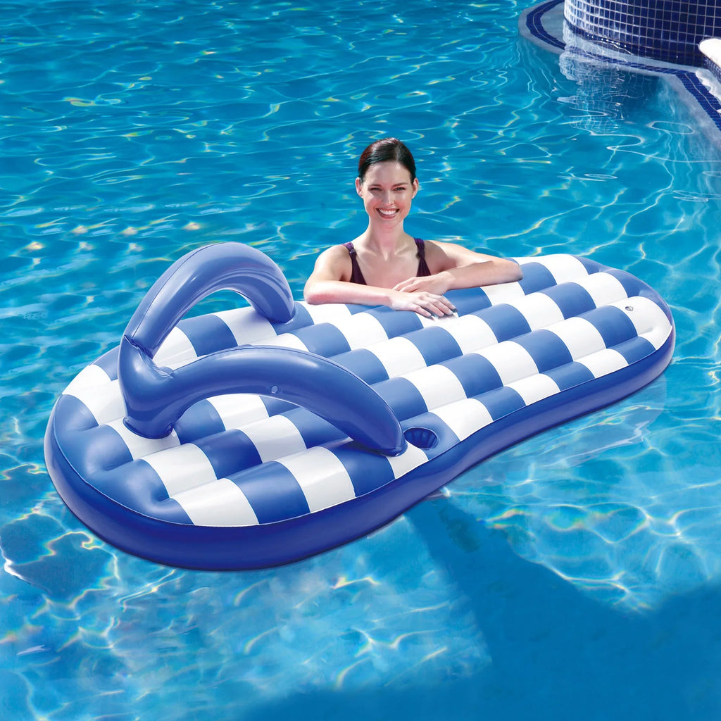 Blue Flop Marine Products Flip Inflatable Wave Float Pool