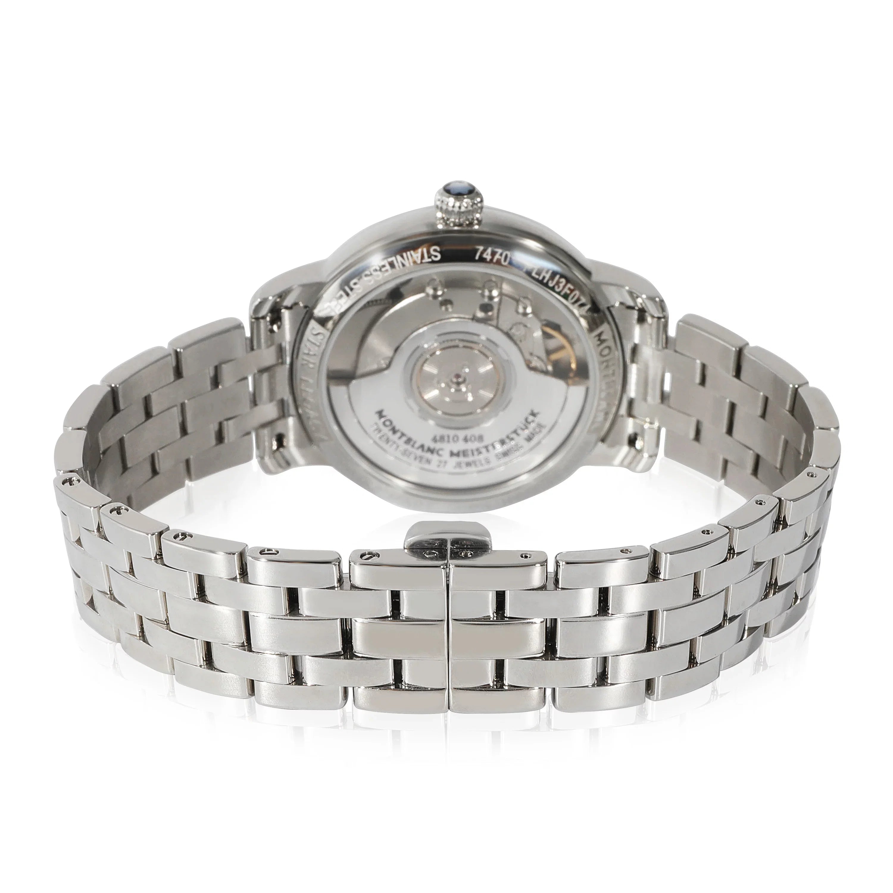 7470 Steel Pre-Owned in Legacy Montblanc Watch Star Women's 118535 Stainless