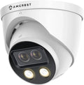 Turret (2 @25fps, AI Security 4K IP Amcrest 8MP 2K) 4MP) POE Dual-Lens (2 Camera, x x Outdoor