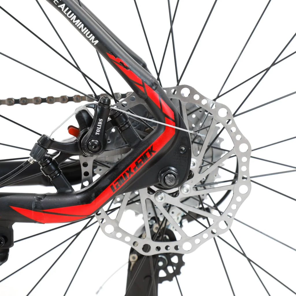 Bicycle 27.5" Lock+Air Bikes Speed Adults 21 Pump Mountain MTB+Bike Wheels