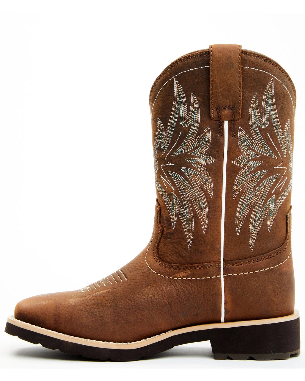 Toe Brown US Western Broad Shyanne M 9 Women's Boot Calyx Square Xero Performance Gravity