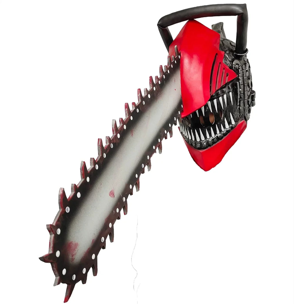Helmet Party Costume Cosplay Handsaw Props Cosplay Christmas Prop Anime Mask Denji Man Fancy Chainsaw