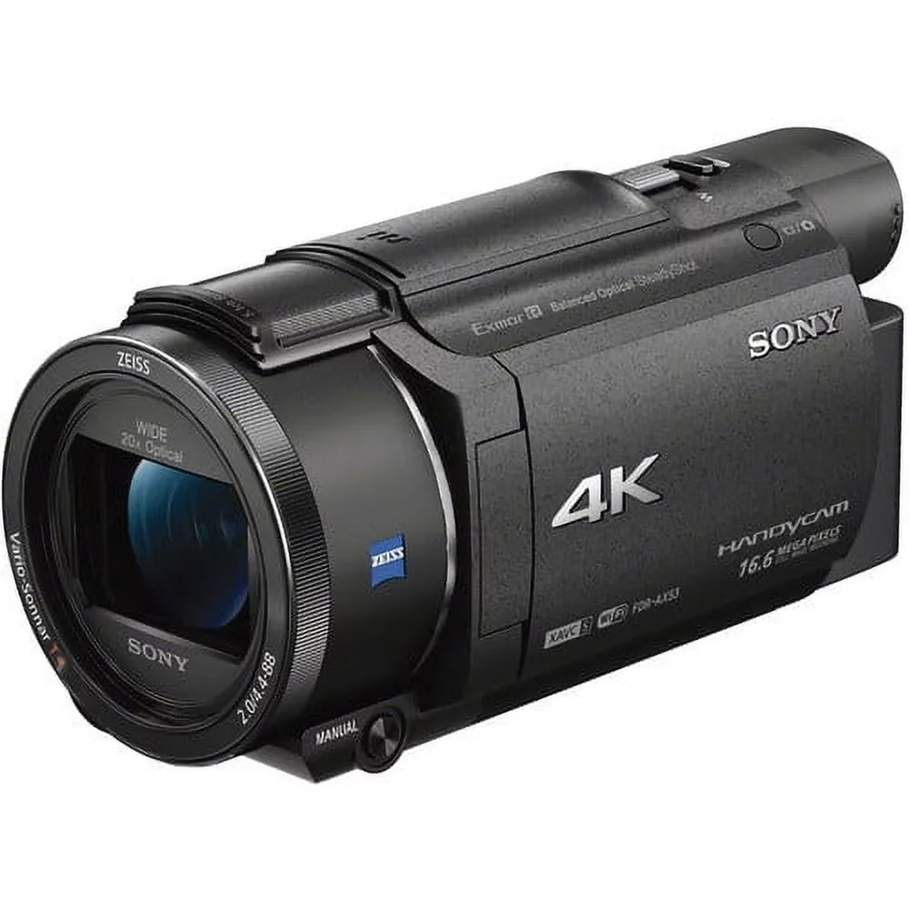Handycam HD Bundle Camcorder. Ultra Cinematographer 4K FDR-AX53 Sony