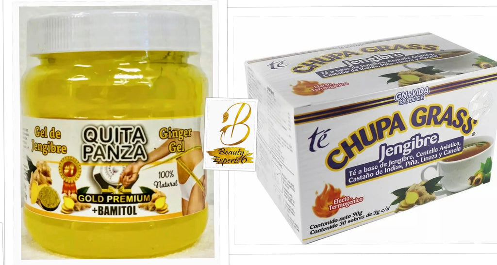(30Bags) grass y para tallas panza chupar Quita quemar bajar grasa. Chupa para excelente GEL Panza la + TE