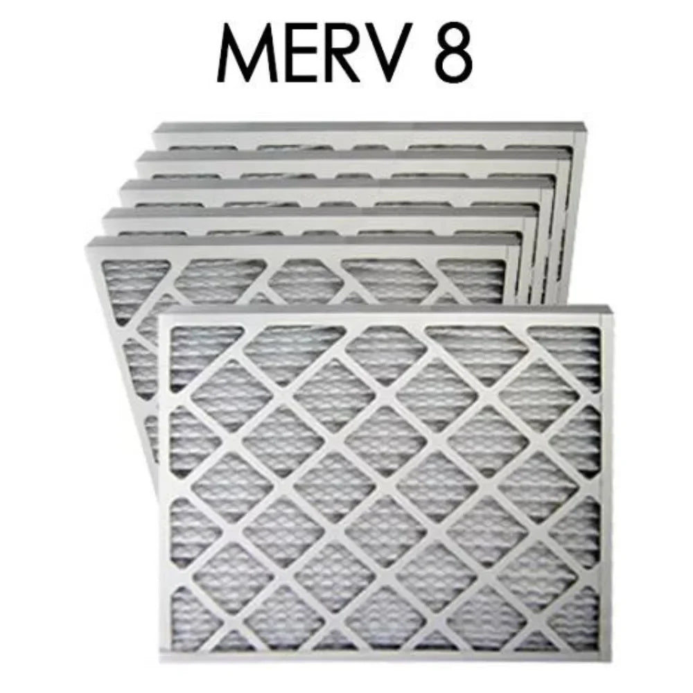 6PK 8 | MERV - Air Filter Pleated 17.5x29.5x.75 18x30x1 Actual Size