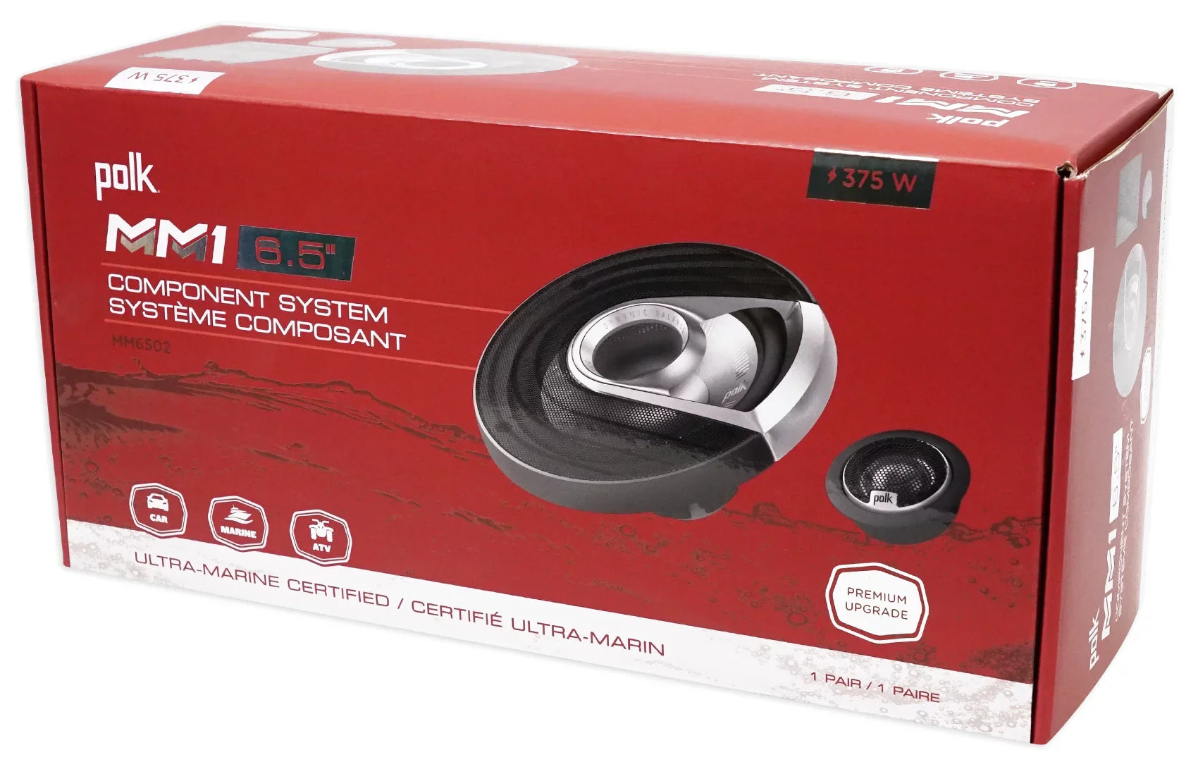 Component 750w Audio Monitor 6.5¡± MM6502 Powered Speakers+Free Polk Car Speakers