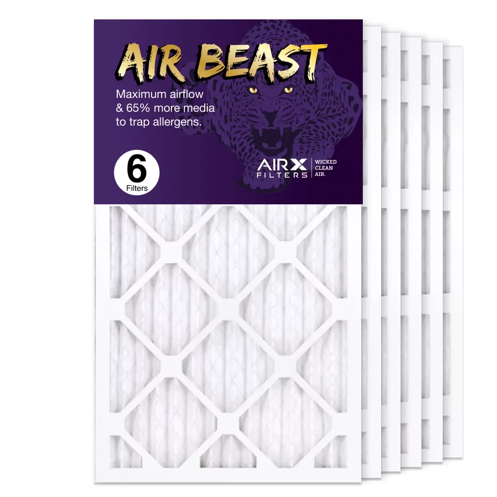6-Pack Made Pleated AC USA Filter, 11 Filter HVAC Air Air in Air Filters Beast Furnace 14x25x1 MERV the AIRx