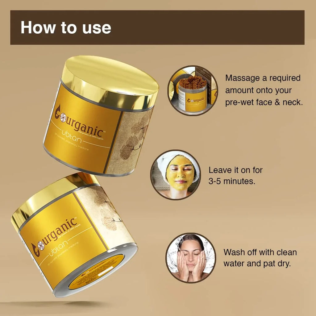 Ubtan From Harmful and 100gm, Skin; Deposits for of Aryanveda 2 - Pack and Removal Dirt Exfoliation of