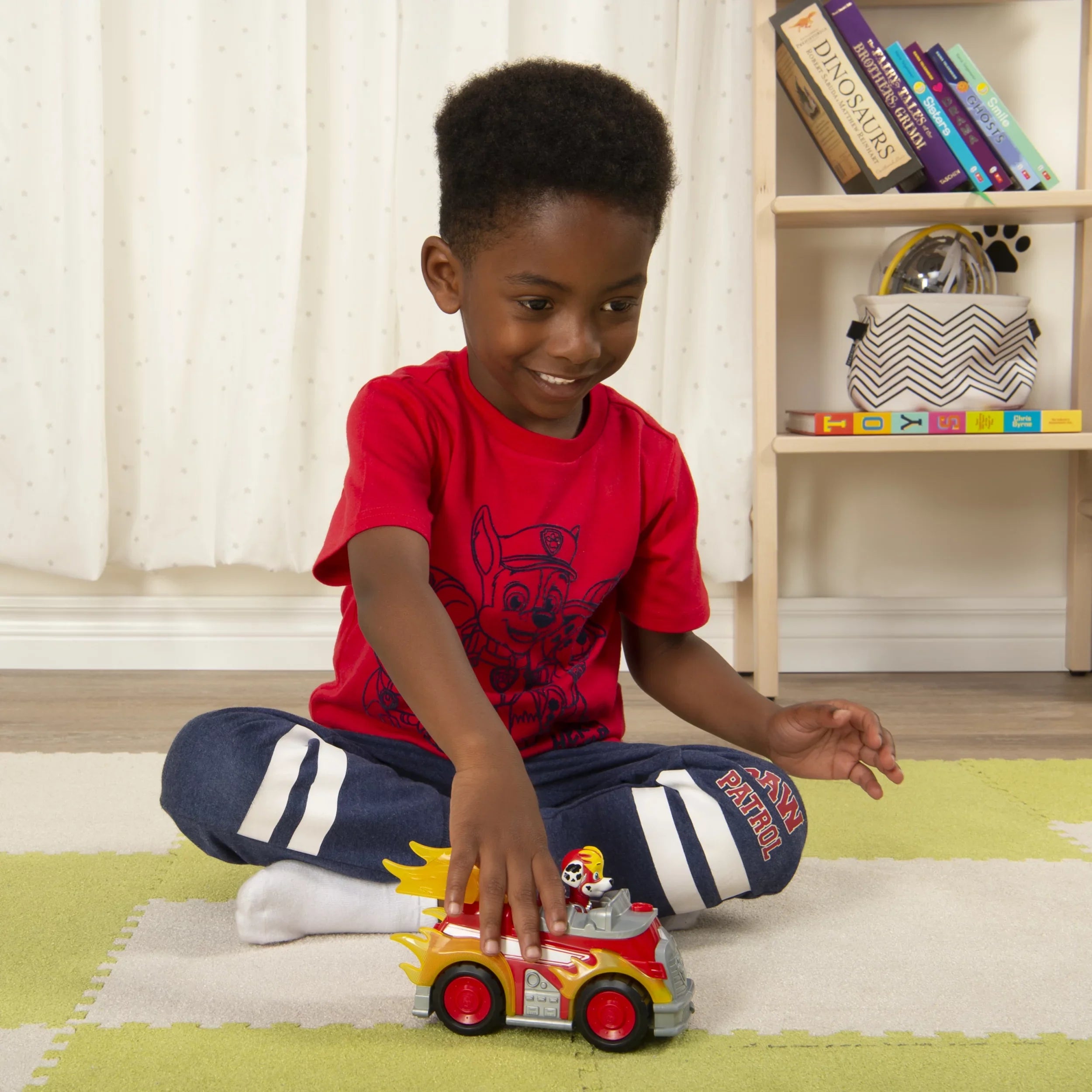 Deluxe PAWs Super Vehicle Marshall¡¯s Lights PAW Patrol, Sounds with and Pups Mighty