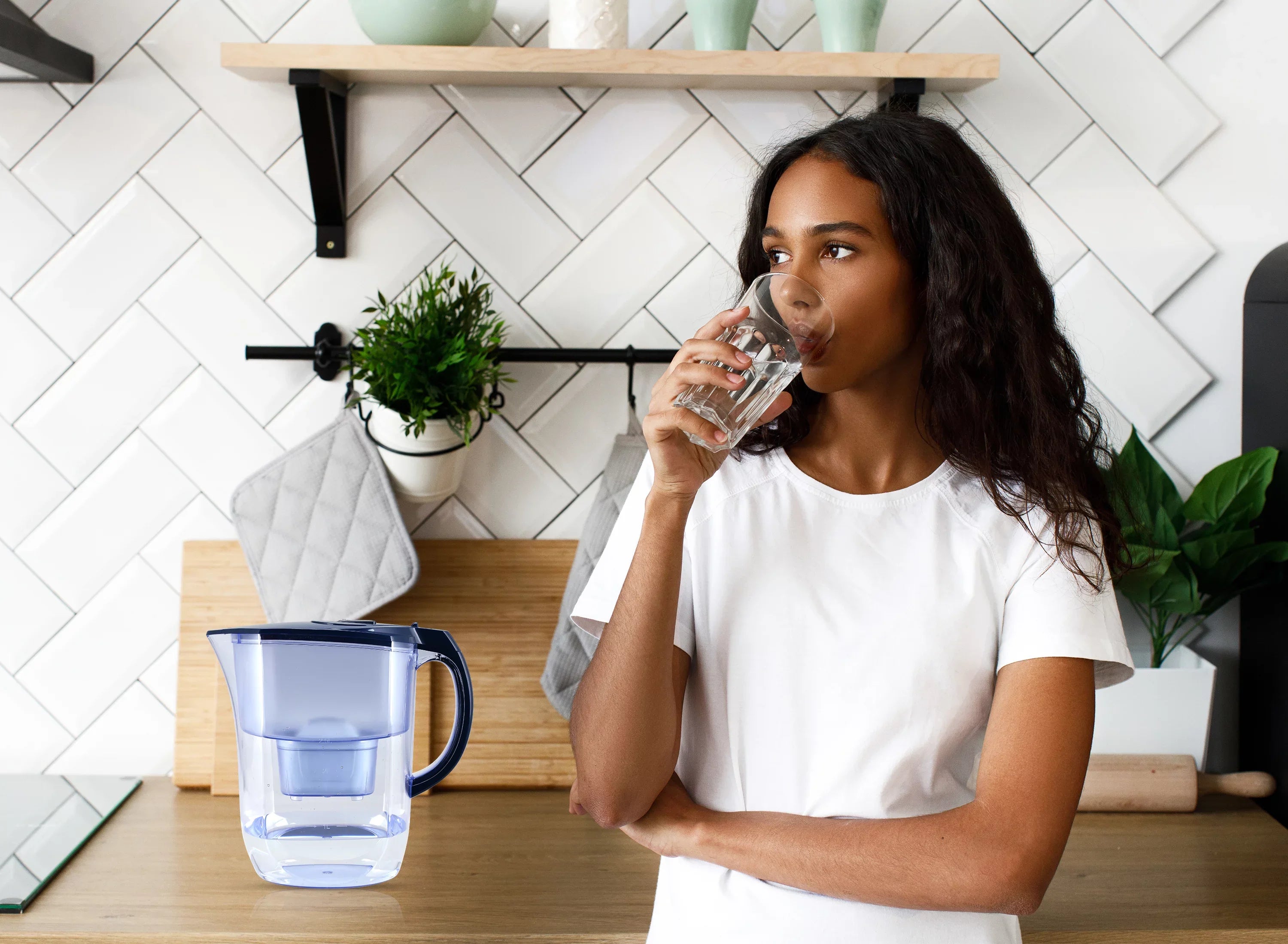 Immune In Boost Energy Filter - Levels Pure Water System & Pitcher Free Clean Ionizer Alkaline EHM Healthy & BPA - Toxin-Free 3.8L Healthy, - - & Water Anti-Bacterial Minutes Water Your