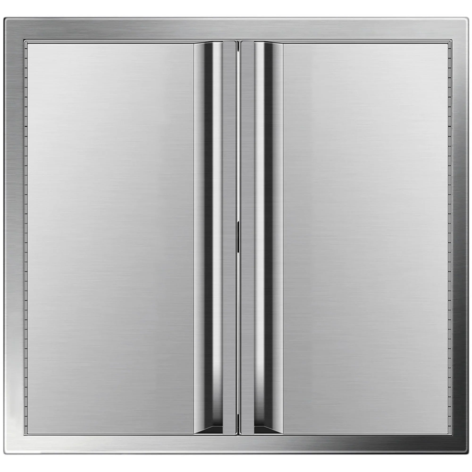 Outdoor Steel Kitchen Door Stainless 24" Island Bbq Access Double 24"x Walled