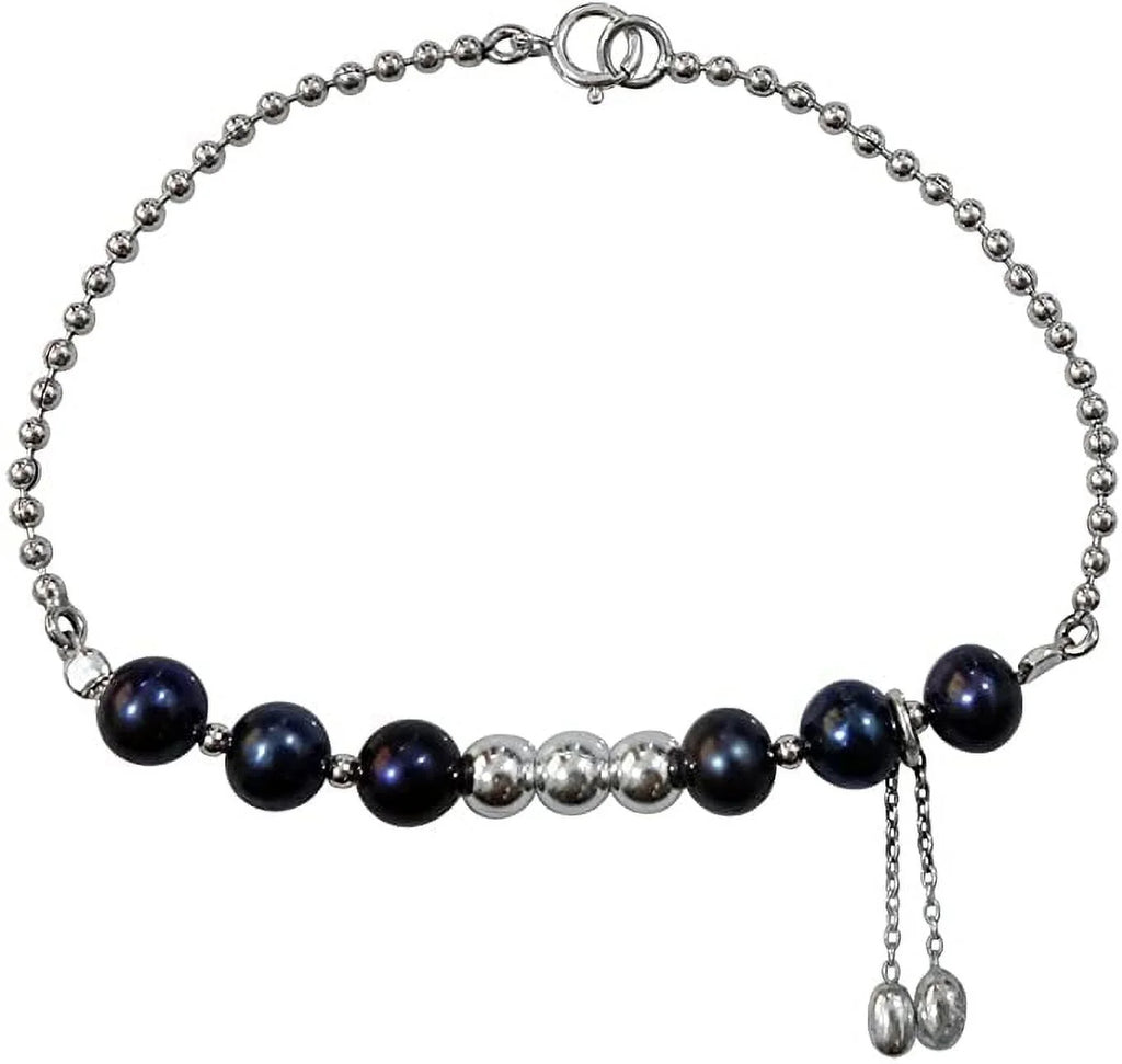Designer Pearl Party Handmade String Bracelet Jewelry, for Women, Fashion Gemstone Bracelet 925 Silver Gift Of Sterling Bracelet, Beads