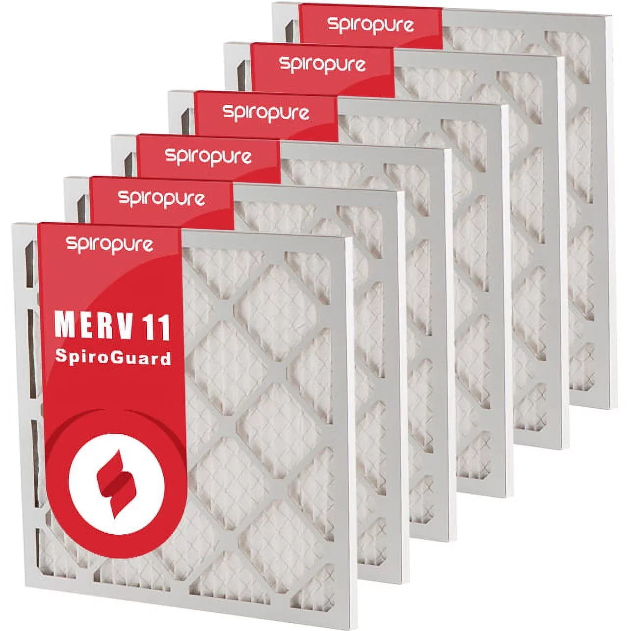 Pleated Pack) Filter USA (6 11 7.75x13.75x1 - Made Filters MERV in SpiroPure Air