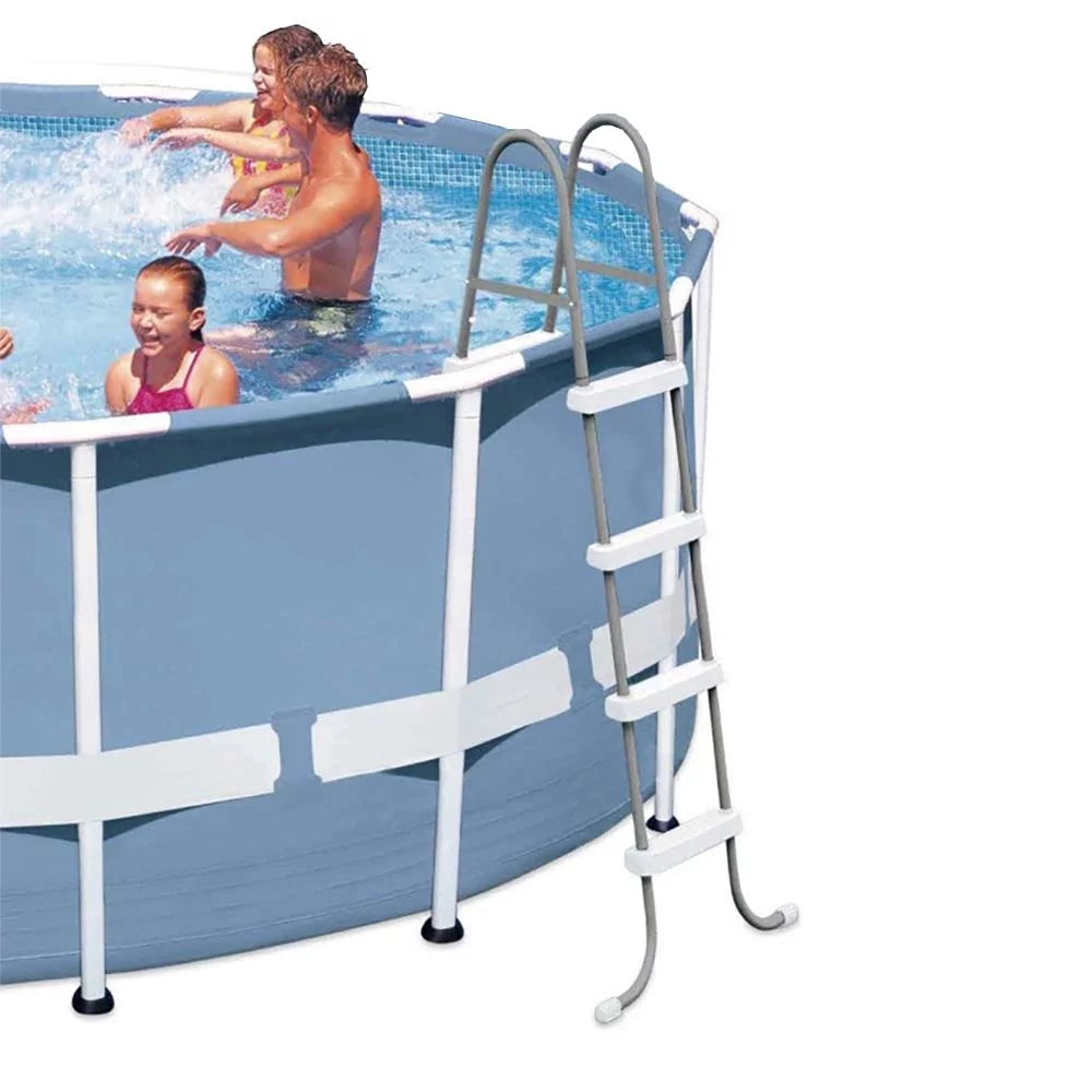12' with Pool Prism Ladder Swimming Ground 48" Bundled Above x Ground Frame 30"