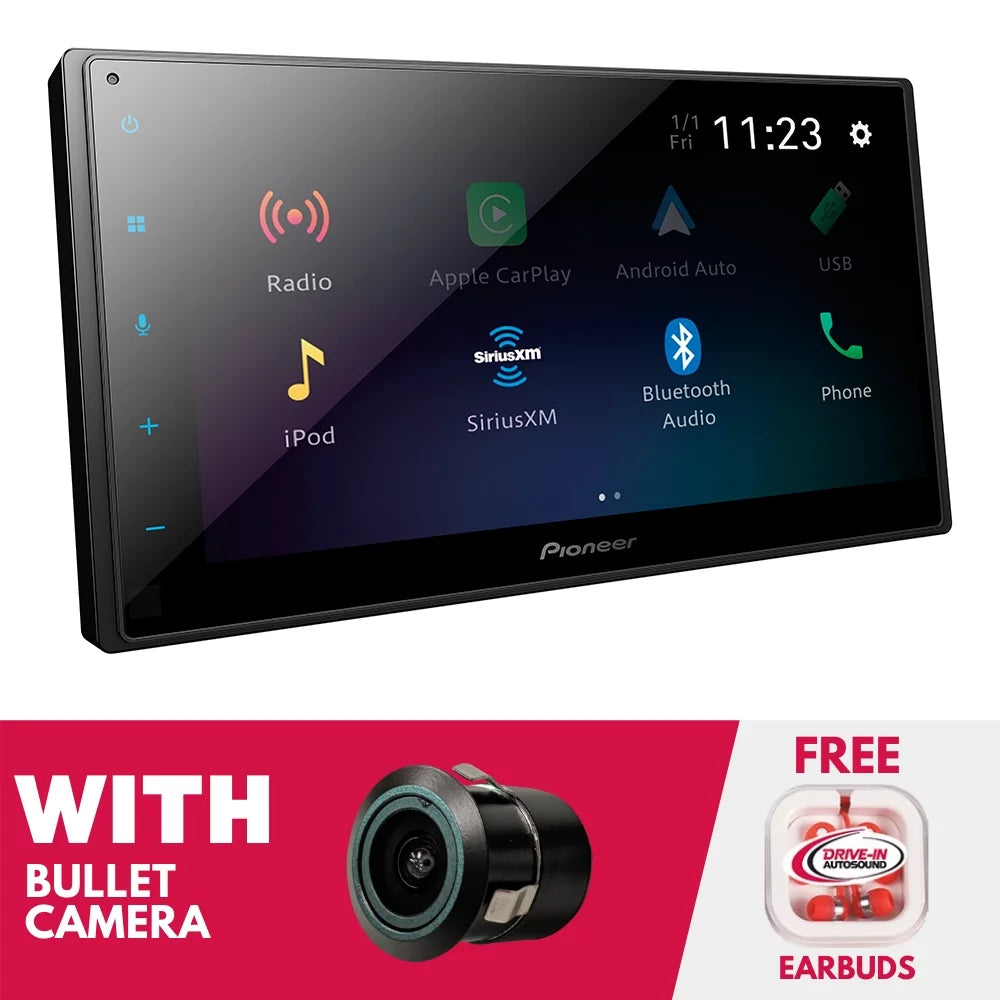 w/ Receiver CDs) Pioneer DMH-1770NEX Camera Bullet Media Digital New (Does Play Not