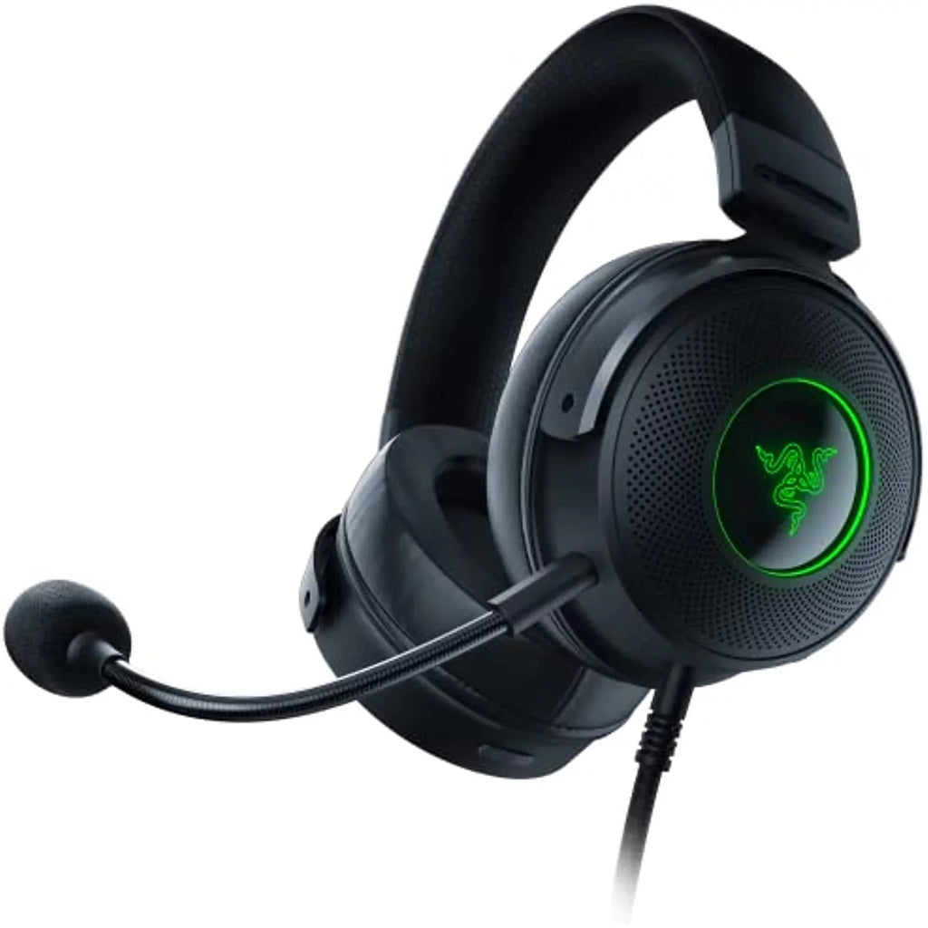 Hypersense Kraken - Razer Detachable Wired Memory Audio Foam 50Mm Titanium Spatial V3 Fabric Thx & Cushions Gaming Leatherette Headset Hybrid Mic Triforce W/Haptic - - Usb Technology: Drivers