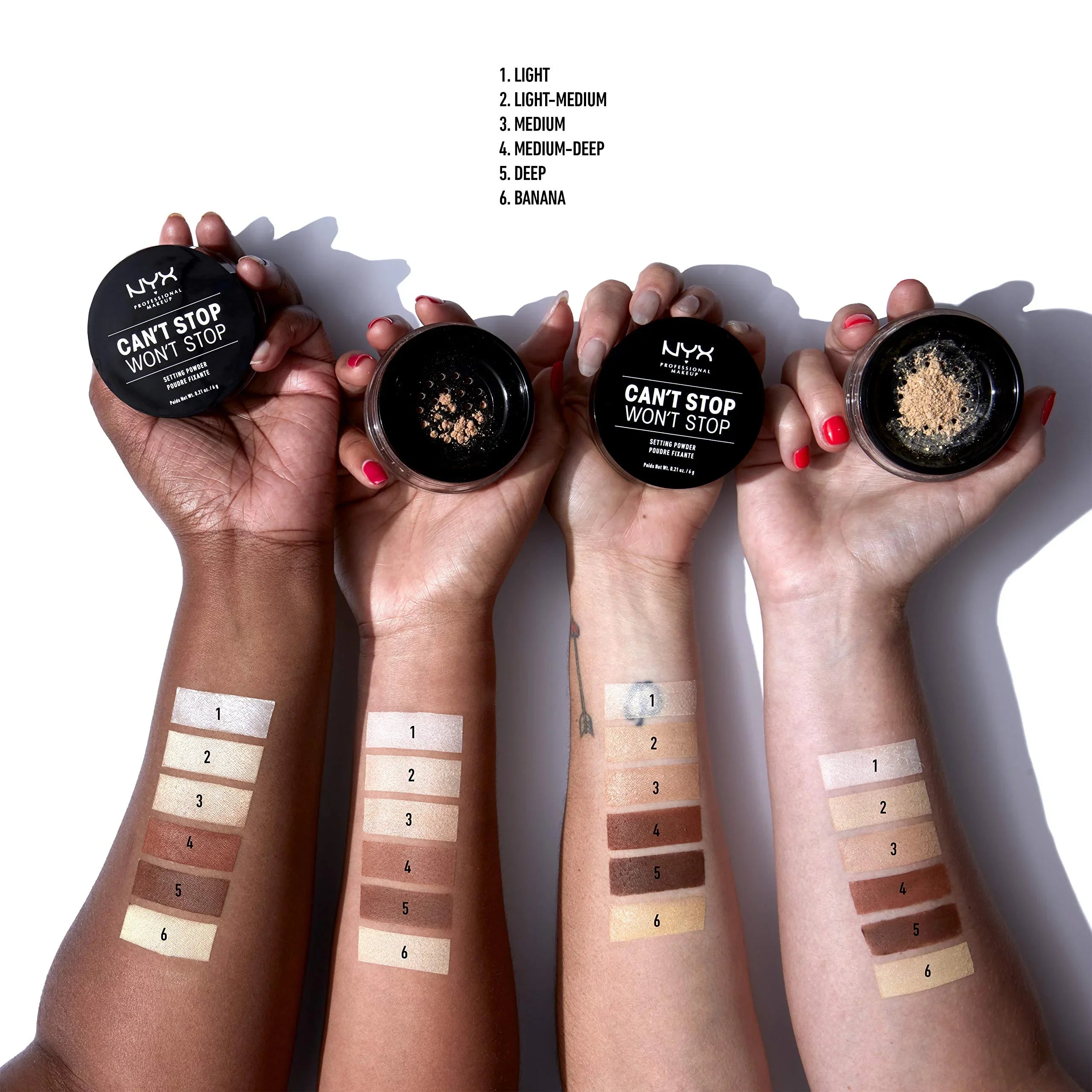 Translucent Tantalizingly Professional Setting Powder Nyx Makeup Medium Loose -