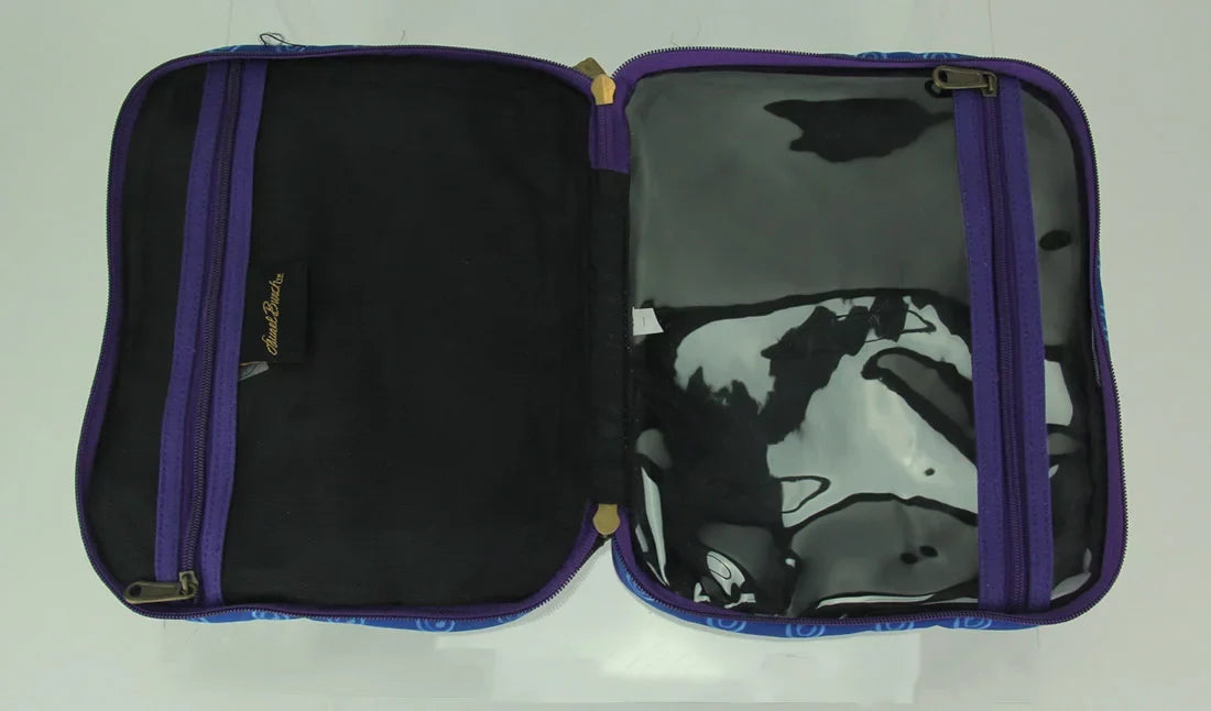 Travel Burch Laurel Tote Cats Indigo Cosmetic
