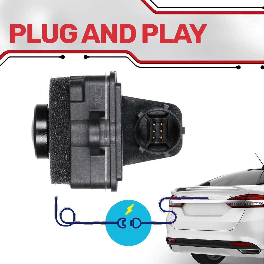 OE Rear Tailgaters Camera View Replacement Master Backup Challenger Part Dodge # for 4672760AB, (2015-2019) 4672760AC