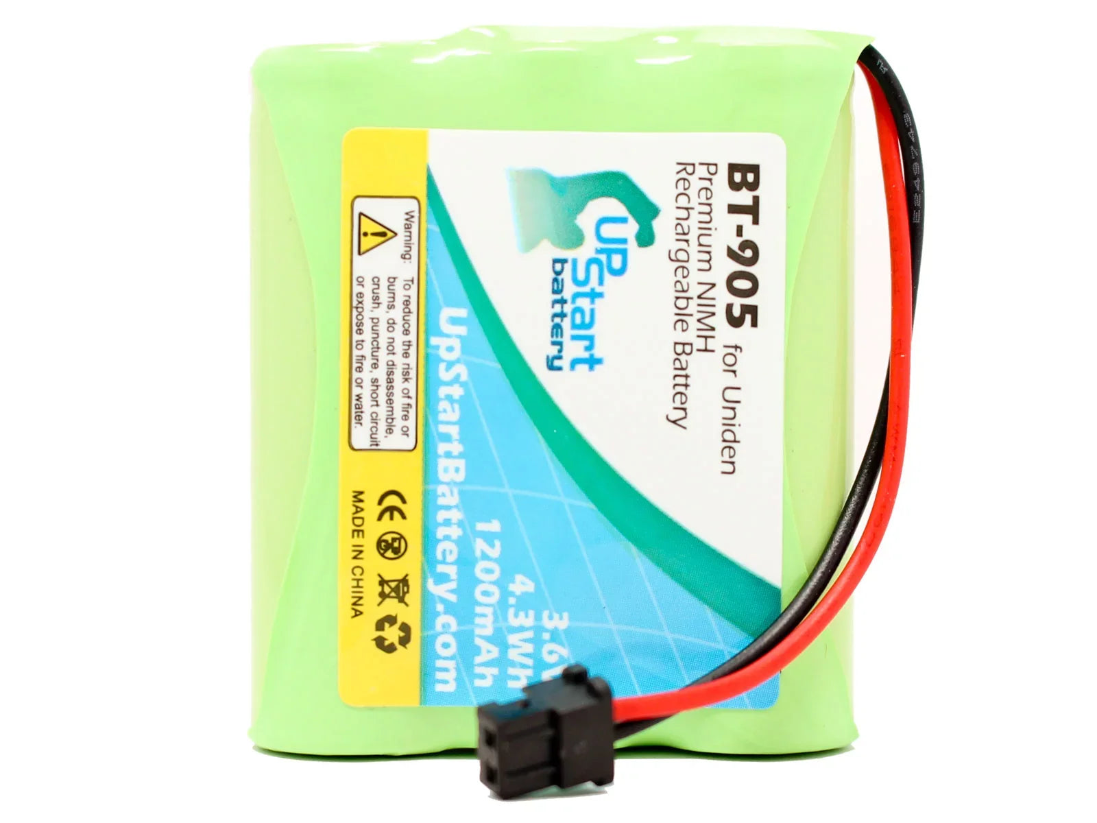 UpStart Phone Battery for Replacement Battery 4x (1200mAh, Energizer 3.6V, NI-MH) Energizer Battery Pack - - Cordless P3702