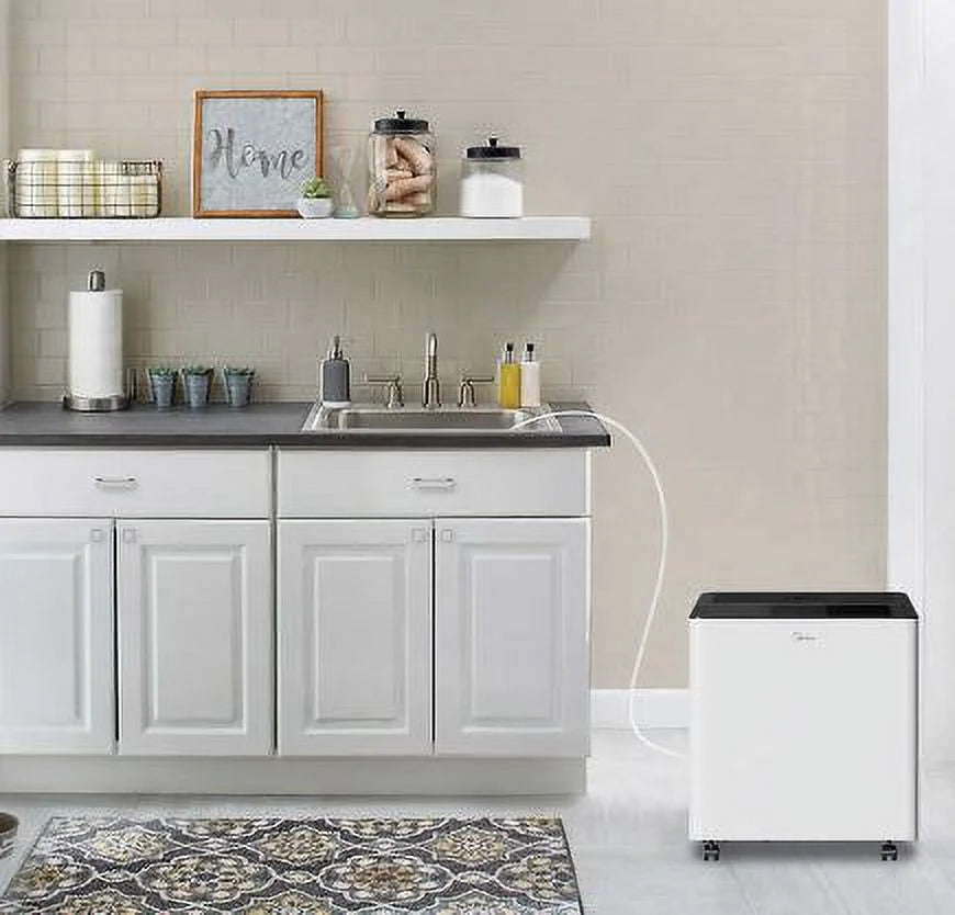 50-Pint with MAD50PS1AWT-C. Dehumidifier Energy Star Midea Google. Pump, Wi-Fi. Works Built-in .Model Smart and Alexa Certified with