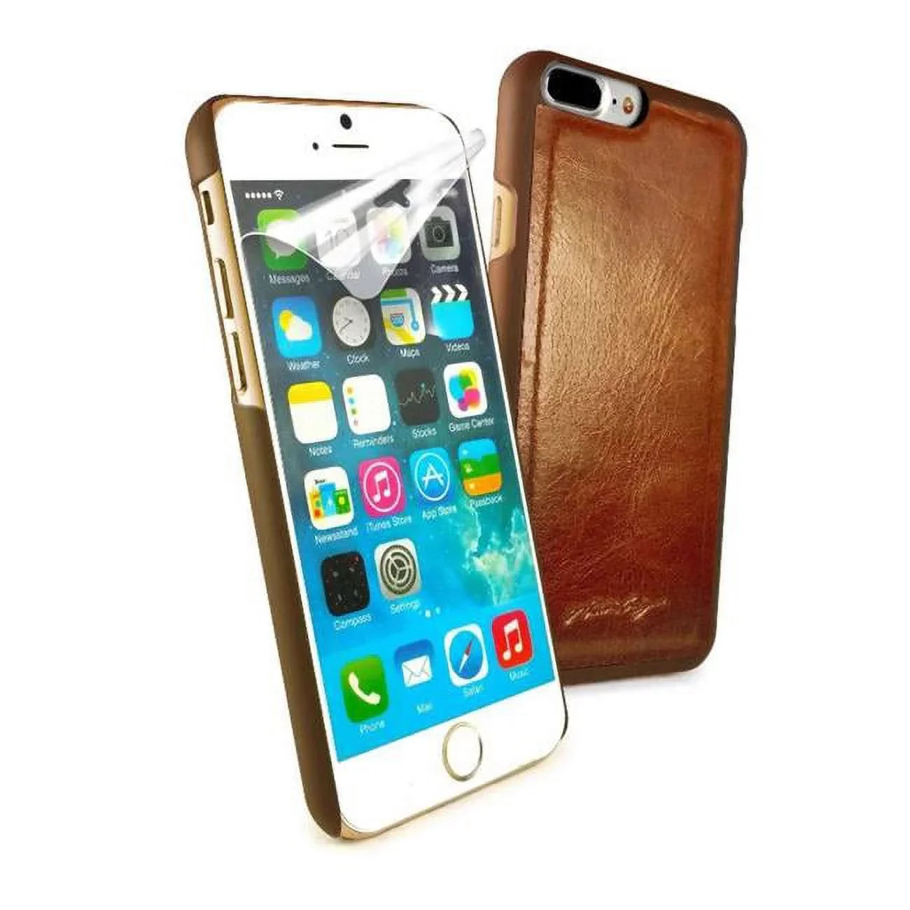Leather Luv Brown Magnetic Alston Genuine - Vintage Replacement 7 Craig for G2-70 Shell Tuff iPhone