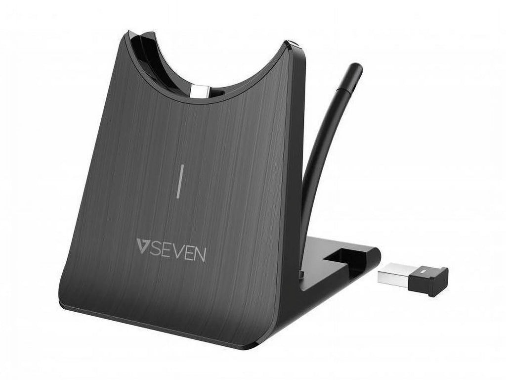 Gray/Black Headset Ear V7 On Mono (HB605M) Wireless