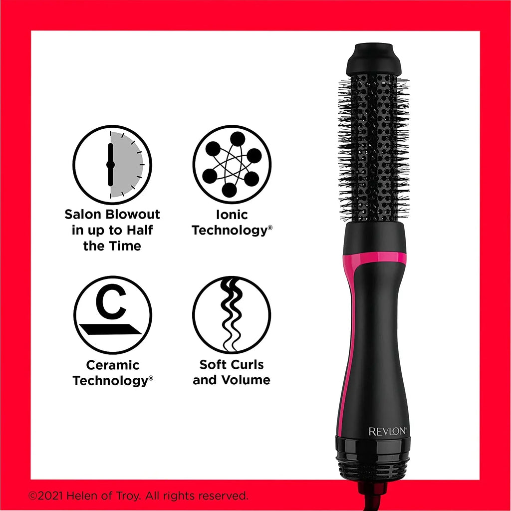 Booster and Step (1-1/2 and Root One Frizz | Hair in) Volume, Revlon Round Fight Brush Add Dryer Styler