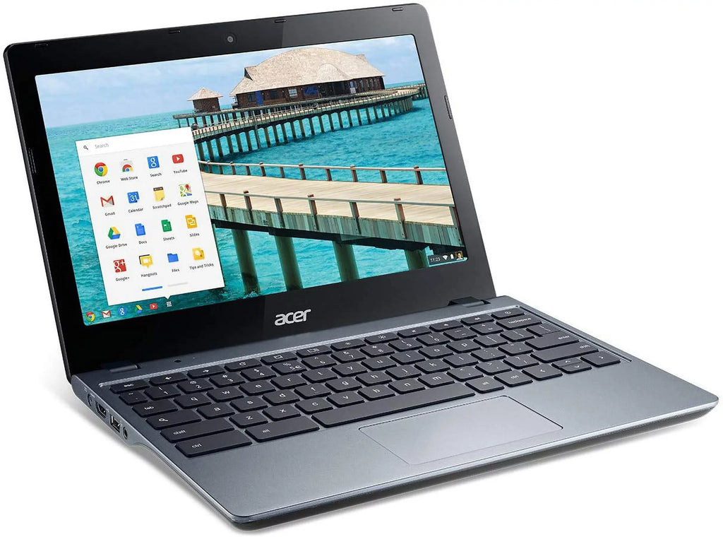 16GB Screen Intel 2GB Drive, Chrome, Acer 11" DDR3 Computer, SSD Hard Restored C720-2802 1.40 RAM, Laptop (Refurbished) Celeron, GHz chromebook
