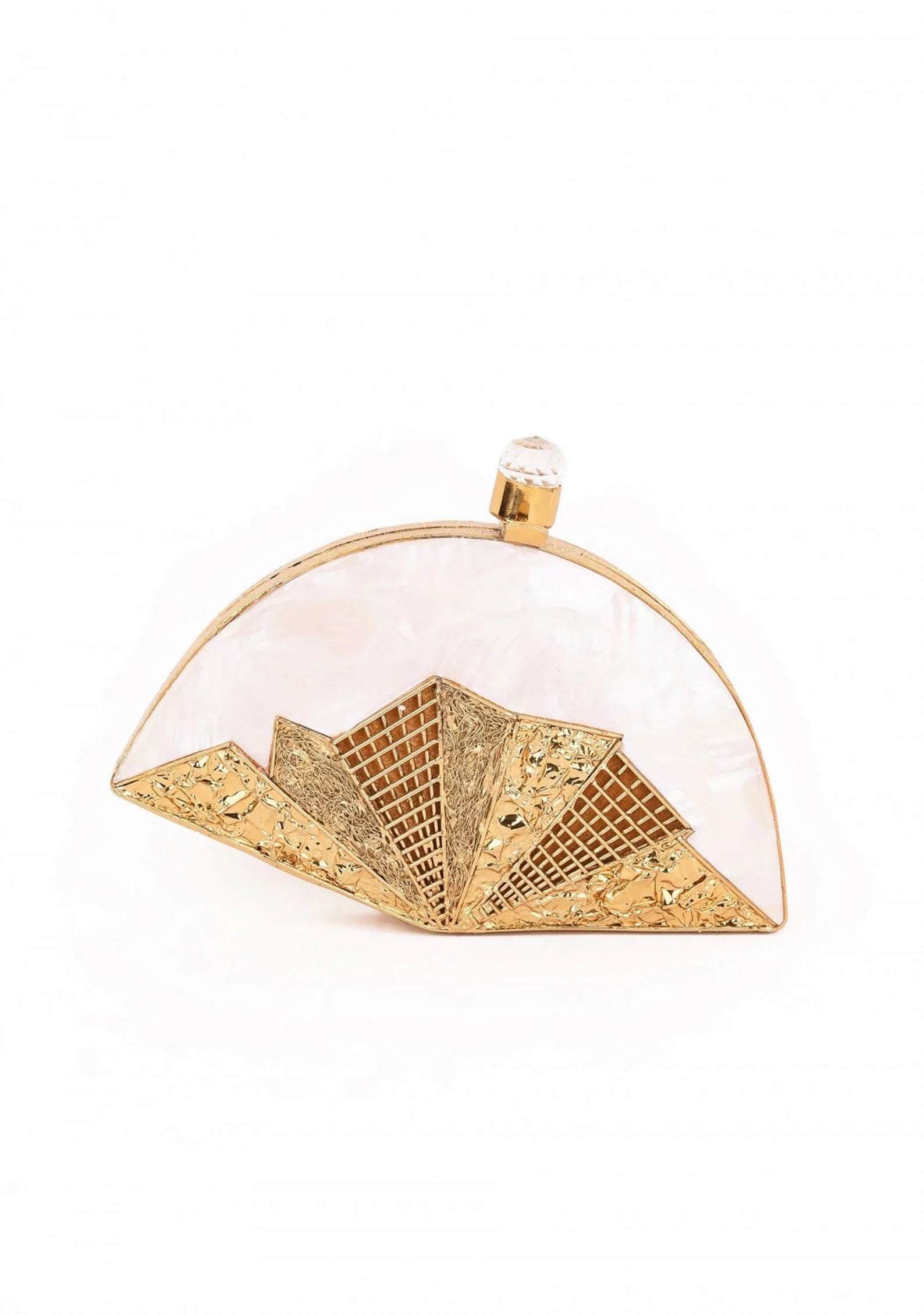 Handcrafted India inlaid Designer Craft bag Different Handbag original/natural Clutch Wedding Women for Gold Seashell