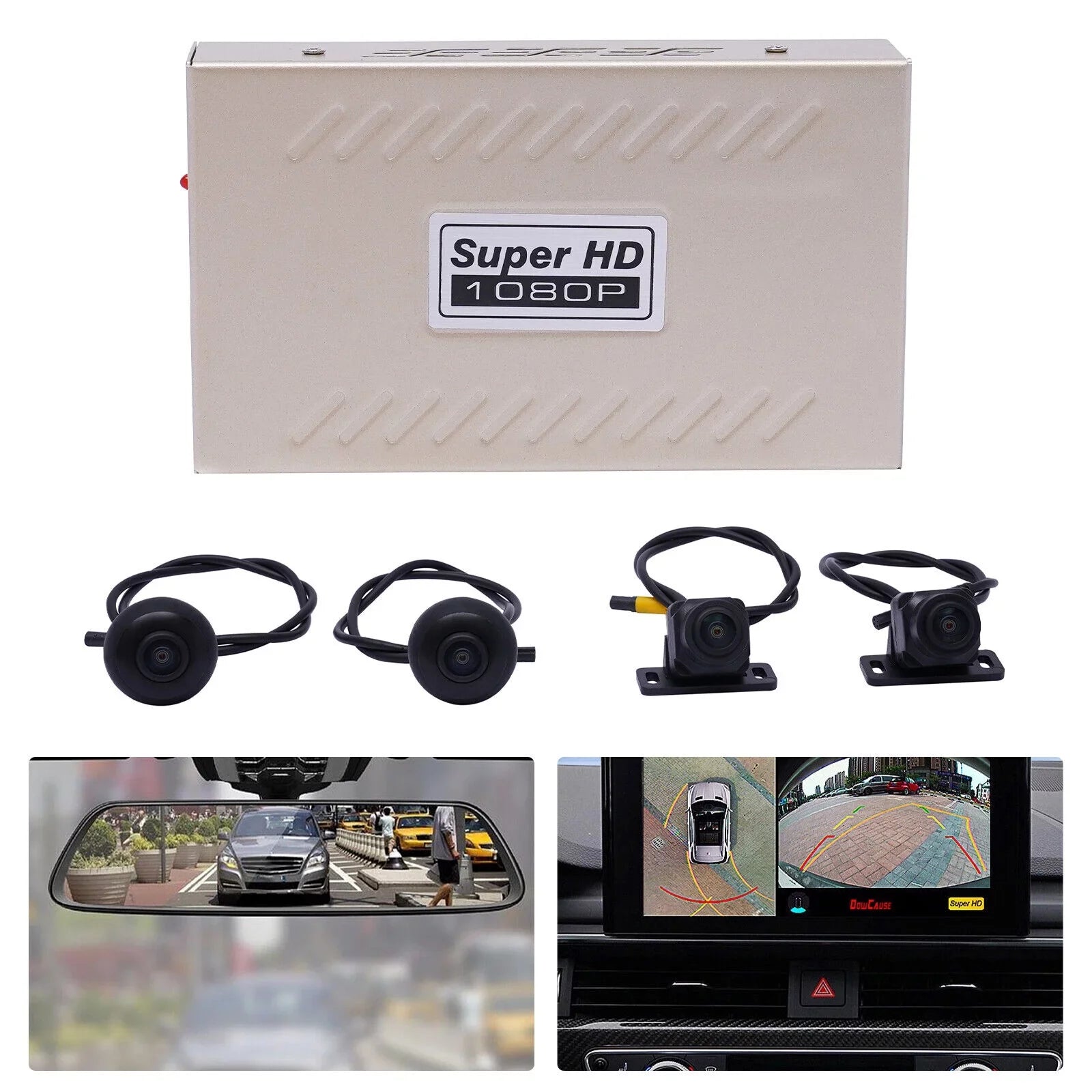 Image Lens 360¡ã Rear Video DVR Sensor Car Cam Recorder FETCOI Dash Camera CMOS