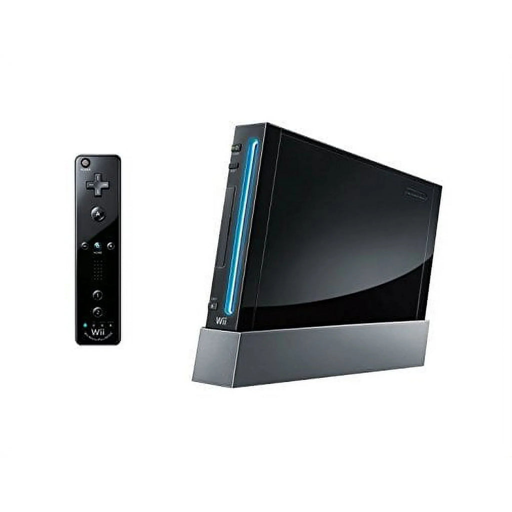 Pre-Owned Nintendo AXTION Wii Gaming Bundle Cleaning New) BOLT + Kit Console Black Like Headset (Refurbished: