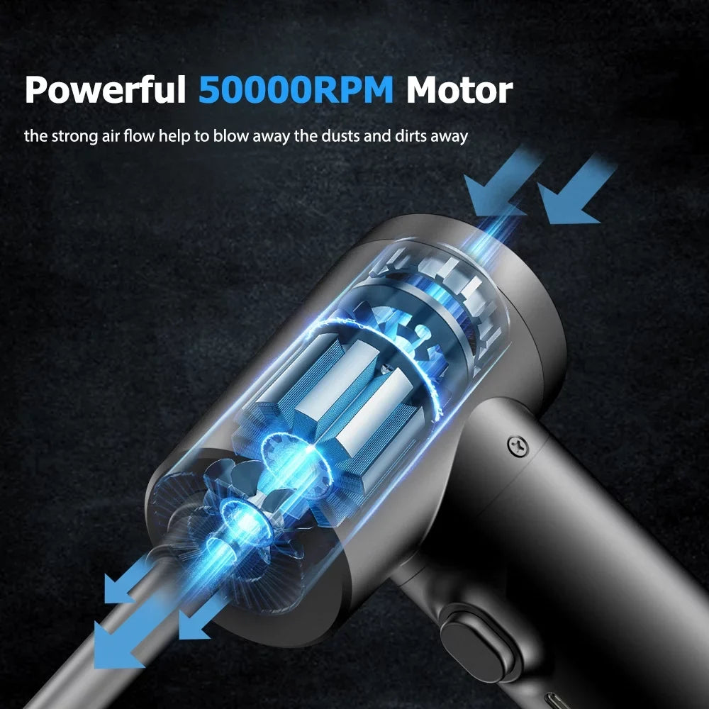 '-in- RPM Inflatable & Duster Air , Device 2 WUYUZI with Blower Pump Reable 50000 Dust 2 1 Electric LED for Remover Light 50000 Powerful Dazzduo IUP Blowing Cordless Cleaner Multifunctional 100 100 W 1