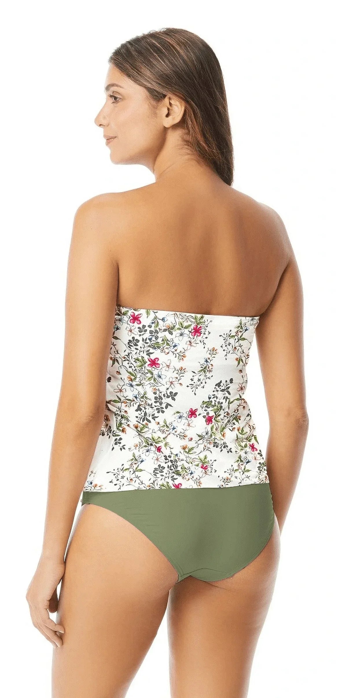 Top, Bandeau Vince Small Swim Draped Camuto US Tankini IVORY