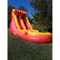 Marble Vinyl Grade PVC Water Blower 15ft Volcano Commercial Inflatable w Slide