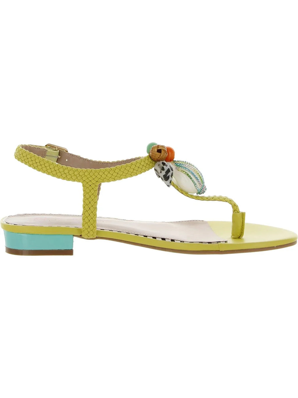 Embellished Womens Slingback Johnson Betsey Buckle Aleena Sandals