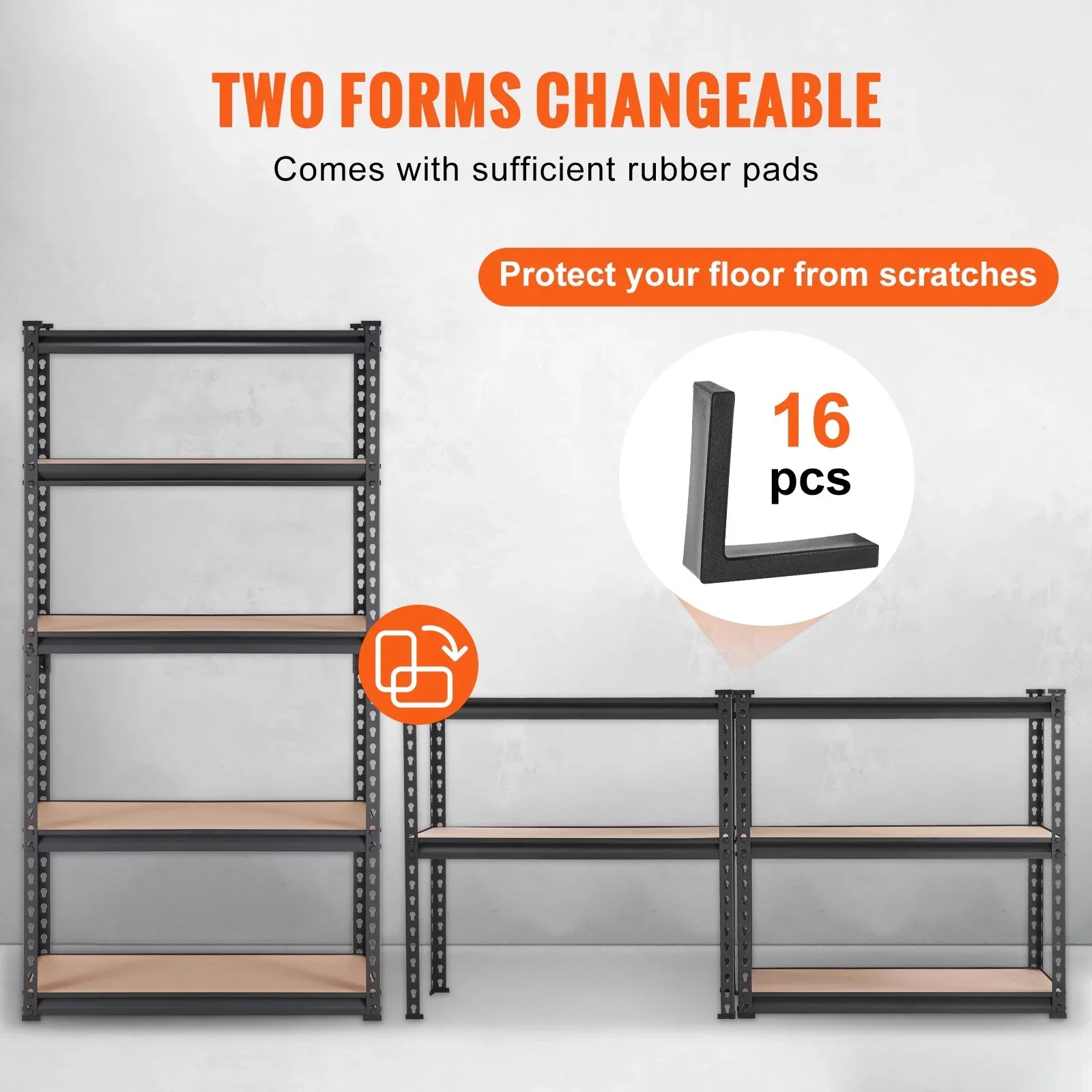 Unit, Steel 60"H 2000 Garage 30"W Heavy 5 Adjustable Load BENTISM Tier 12"D Rack lbs Storage Duty x Shelving x