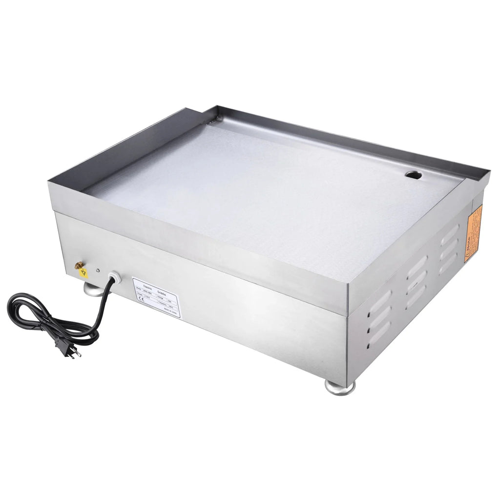 Countertop Griddle - Electric Steel High-Powered with Stainless - Precision Cook