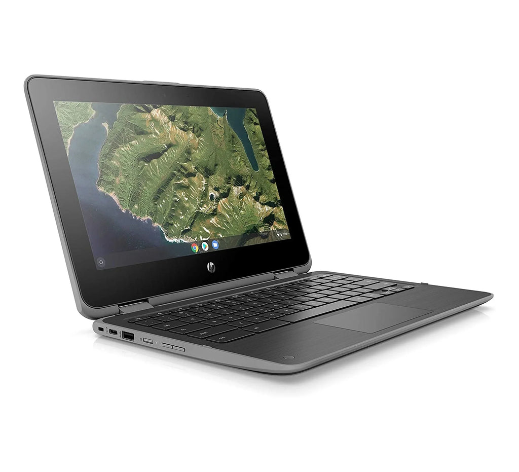 HP 11 A Touchscreen OS, Chromebook 4GB, 1.1GHz, GRADE N4100 x360 Celeron Restored 11.6inch (Refurbished) G2 Chrome HD, Webcam, 32GB-SSD,