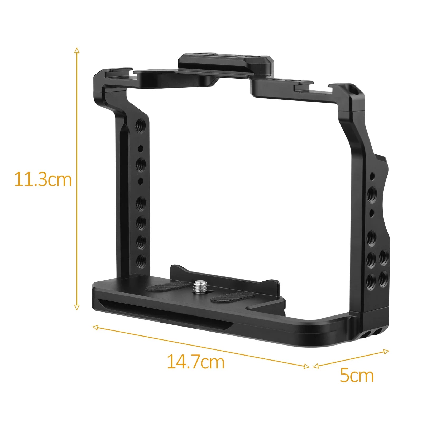 Alloy Inch for with Dual A7R A7R 1/4 Cold Sony Replacement III/ II/ A7S Cage Video Threads Andoer Shoe Numerous Aluminum II A7IV/ Cage Mounts Camera A7III/ A7II/
