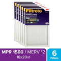 Ultra 16x20x1, 2-Pack Filtrete AC Allergen, Living Furnace MPR Healthy 1500, Air Filter,