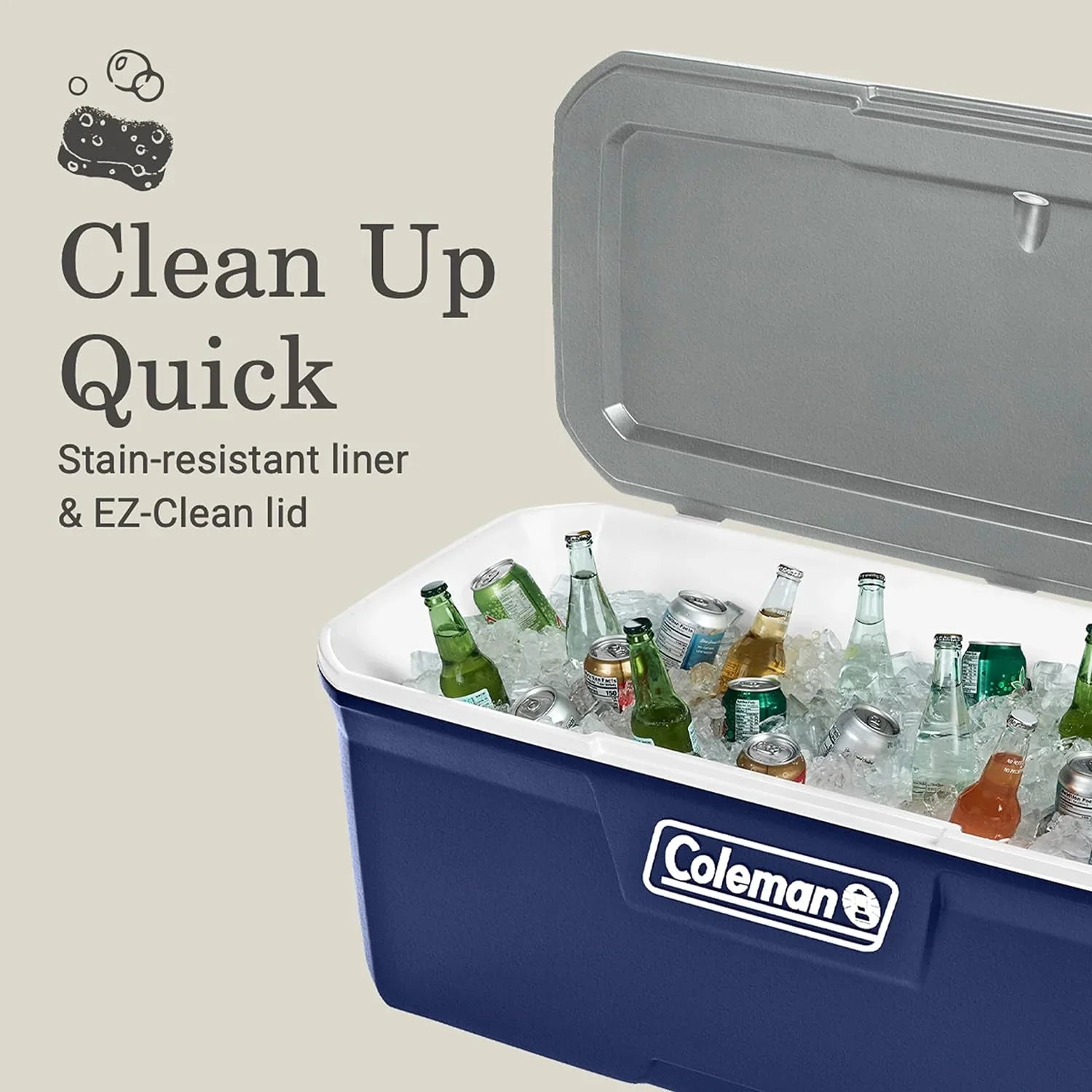 for Tailgating, 5 Series Handles, with 316 Cooler Sports, Leak-Proof Portable Insulated Heavy Days, & Duty to Hard More up YANPO Camping, Beach, Cooler for Great Keeps Ice Outdoor