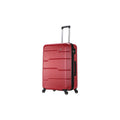 Red RODEZ (DKROD00L-RED) Plastic Luggage Spinner DUKAP 4-Wheel