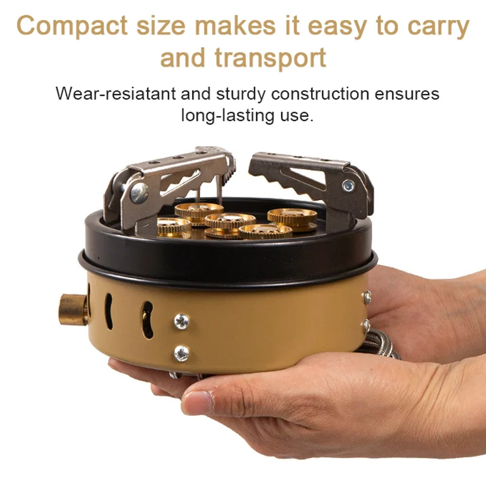 GasCooker Hiking Stoves Gasstove Compact Foldable Picnic Accessory Aibecy Cooking Tourist Camping Size Furnace Portable High