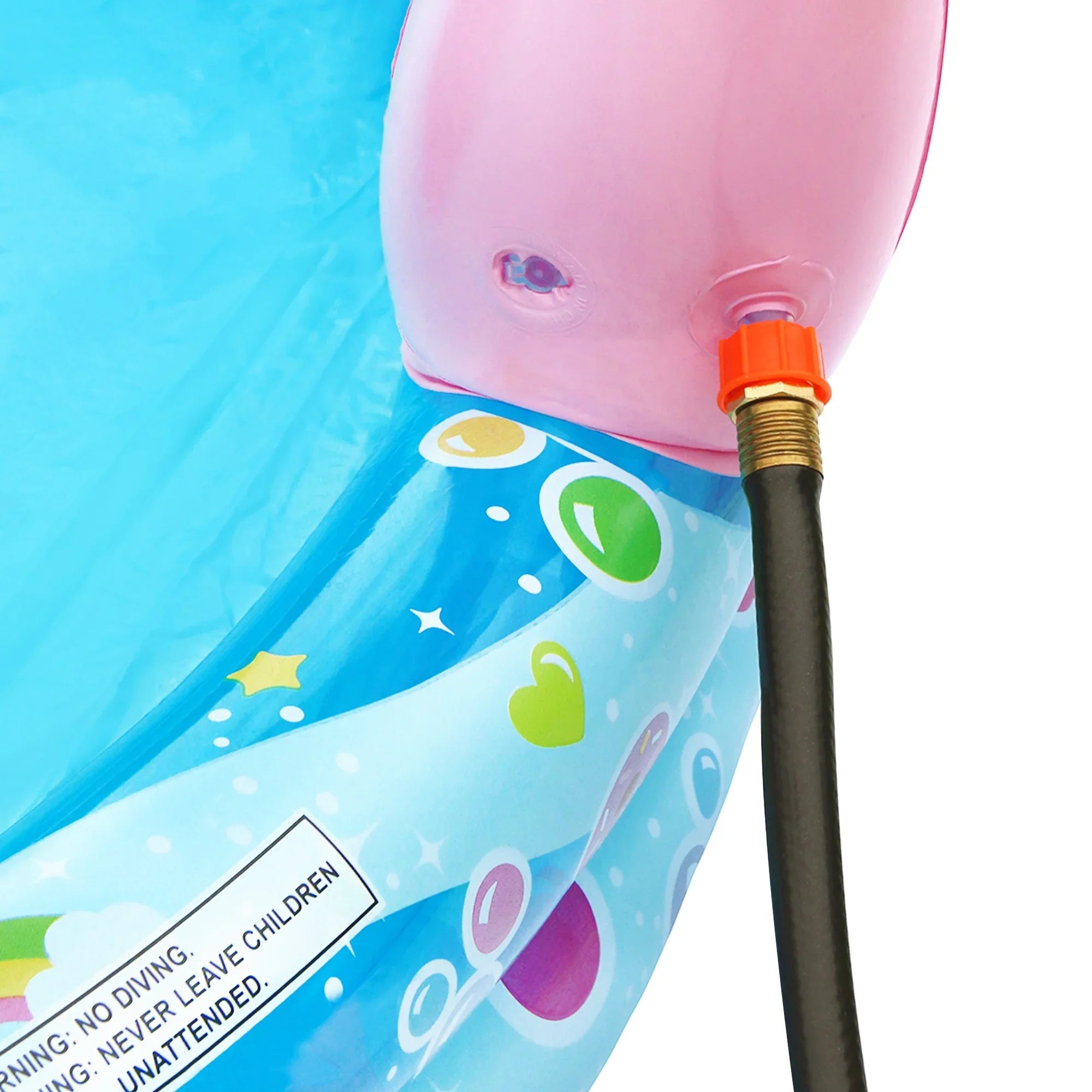 Pool, Width: Outdoor in, in, Backyard Length: Splash 78 Unicorn 'N Toy Slide Spray in, Height: Inflatable Water Banzai Splash 60 32