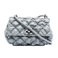 Spike Bag Gray Garavani Medium Me Leather Valentino Crossbody