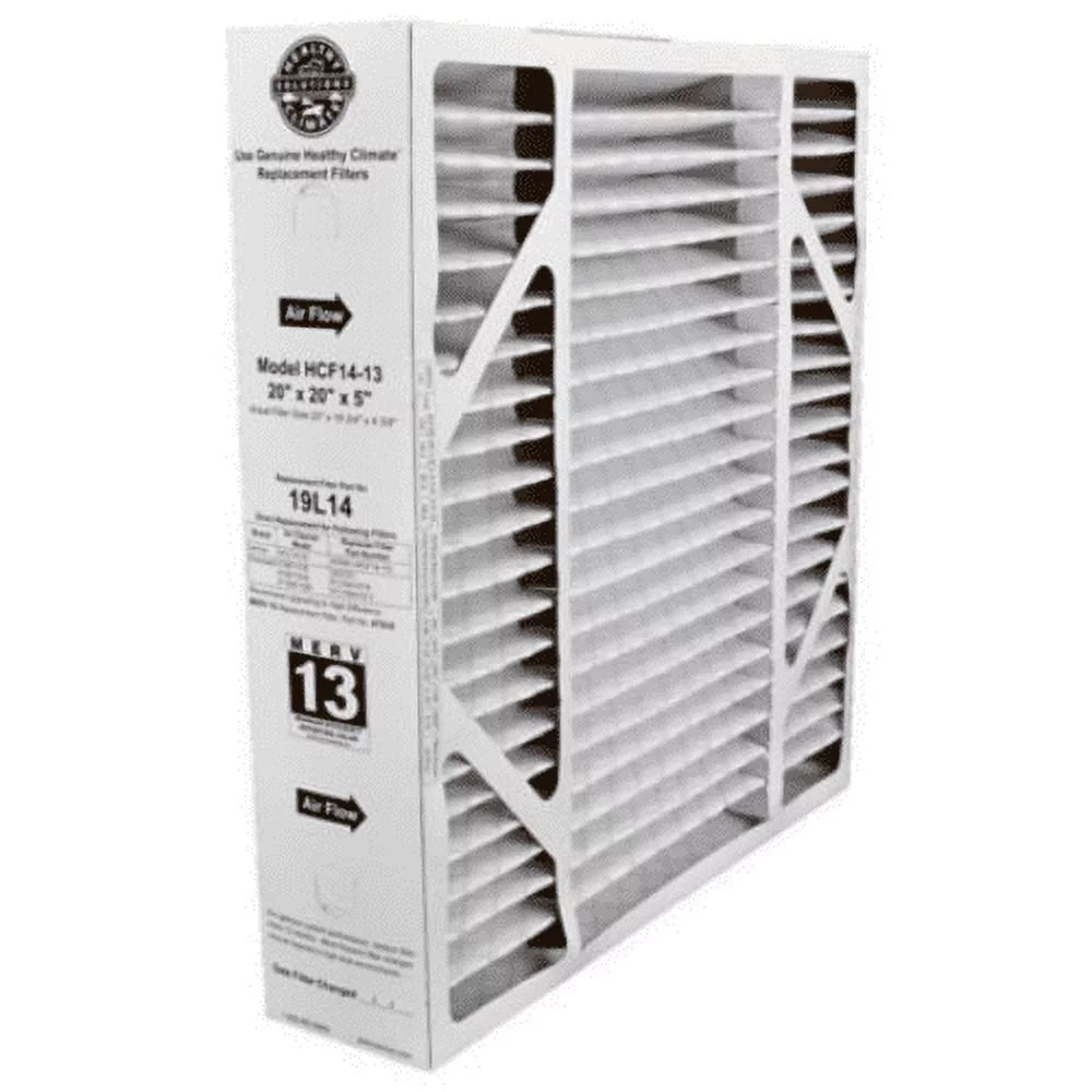 x 20" MERV 20" Climate Healthy x 13, Filter, 19L14 (HCF14-13) Replacement Box Lennox 5" -