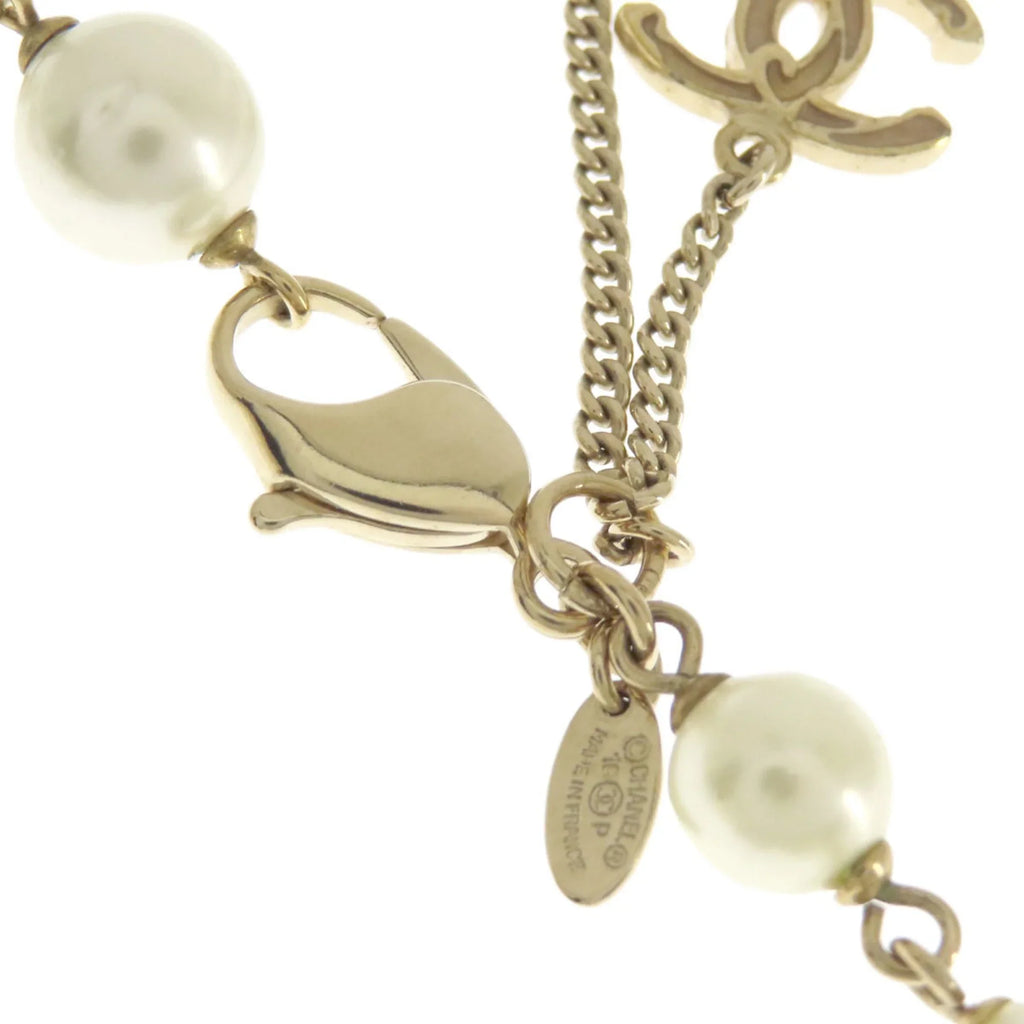 Mark Pre-Owned Pearl for CHANEL Faux Bracelet Coco (Good) Women